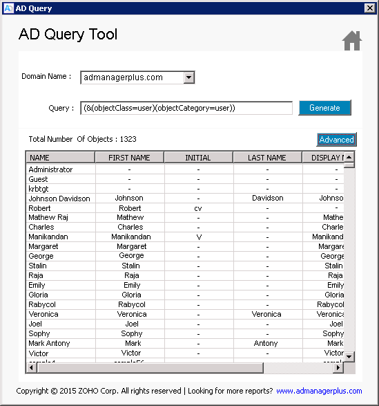 Free Active Directory Query tool Free Active Directory Query tool